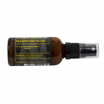 Propolis dezinfectant bucal fara alcool - 50ml by Dr. Ing. Cornelia Dostetan Abalaru apicultor - Img 6