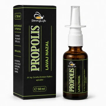 Propolis lavaj nazal fara alcool - 50ml by Dr. Ing. Cornelia Dostetan Abalaru apicultor