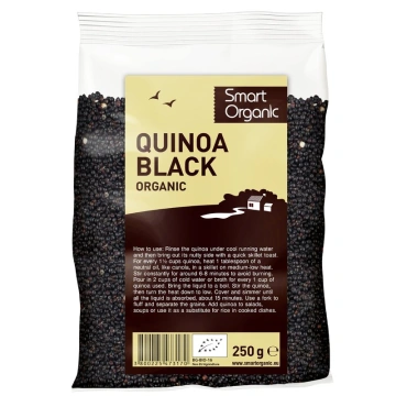 Quinoa neagra bio 250g Smart Organic