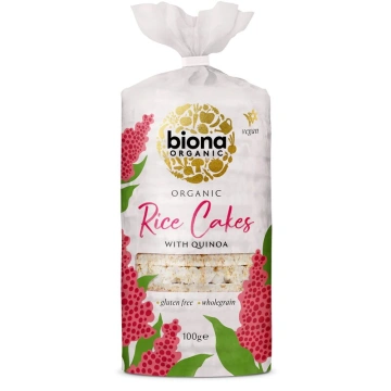 Rondele de orez integral expandat cu quinoa bio 100g Biona