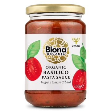Sos basilico cu busuioc bio 350g Biona