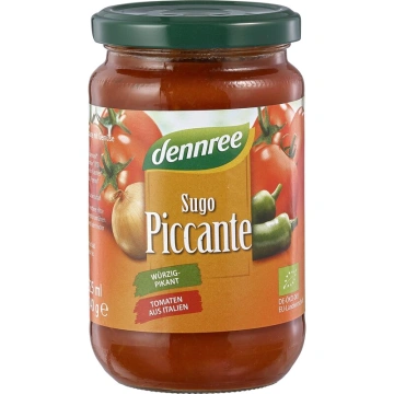 Sos de rosii picant bio 340g Dennree