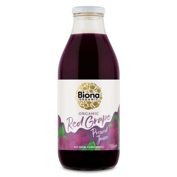 Suc de struguri rosii bio 750ml Biona