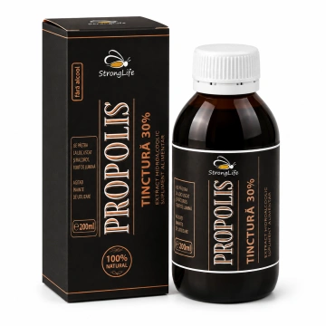 Tinctura de propolis 30% - 200ml by Dr. Ing. Cornelia Dostetan Abalaru apicultor