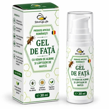 Gel de fata cu venin de albine si laptisor de matca - 30ml by Dr. Ing. Cornelia Dostetan Abalaru apicultor
