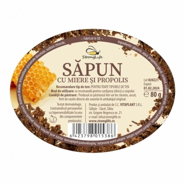 Sapun natural cu miere si propolis - 80g by Dr. Ing. Cornelia Dostetan Abalaru apicultor - Img 5