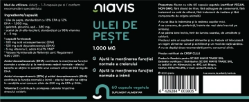 Ulei de Peste 1000mg 60cps - Img 2