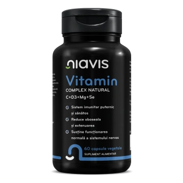 Vitamin Complex Natural C+D3+Mg+Se 60 cps