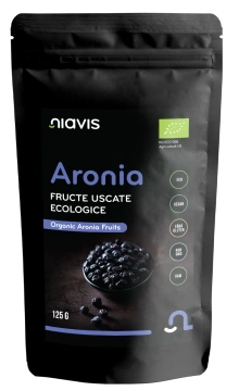 Aronia Fructe Uscate Raw Ecologice 125g