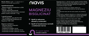 Magneziu Bisglicinat 60cps - Img 2