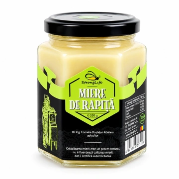 Miere de rapita 100% naturala - 350g by Dr. Ing. Cornelia Dostetan Abalaru apicultor - Img 3