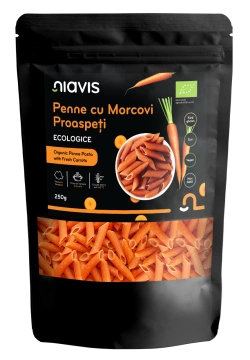 Penne cu Morcovi Proaspeti Ecologice 250g