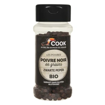 Piper negru boabe bio 50g Cook