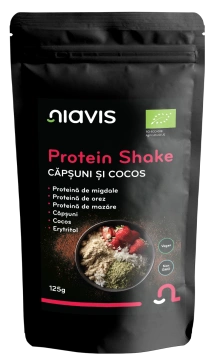 Protein Shake cu Capsuni si Cocos Ecologic/BIO 125g