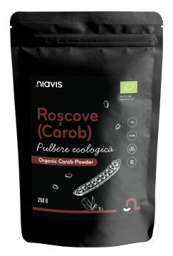 Roscove (Carob) Pulbere Ecologica/BIO 250g - Img 3
