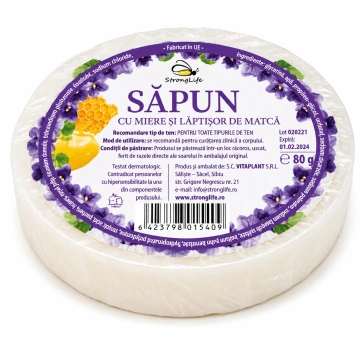 Sapun natural cu miere si laptisor de matca - 80g by Dr. Ing. Cornelia Dostetan Abalaru apicultor - Img 3