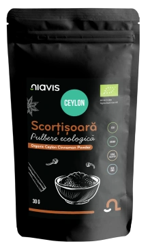 Scortisoara Ceylon Pulbere Ecologica/BIO 30g - Img 2