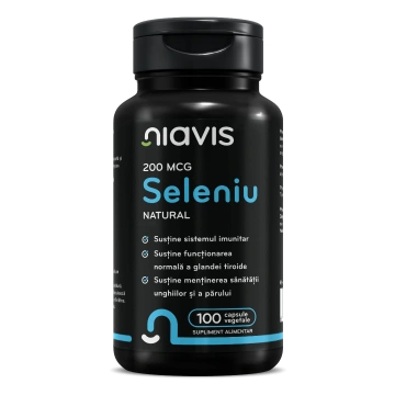 Seleniu Natural 200mcg 100 cps