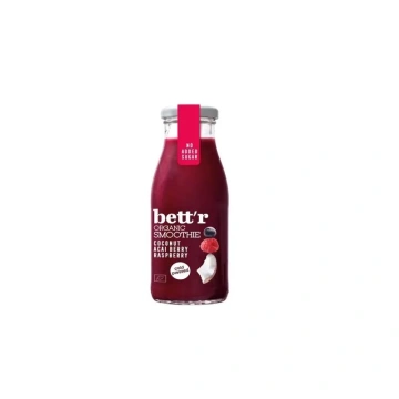Smoothie cu zmeura, acai si cocos bio 250ml Bettr
