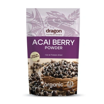 Acai pulbere bio 75g Dragon Superfoods
