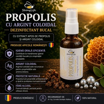 Pachet propolis cu argint coloidal – protecție nas & gât - Img 3