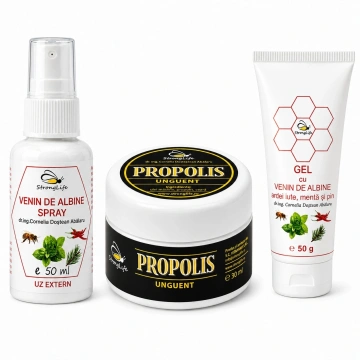 Pachet revigorare & ingrijire – venin de albine și propolis