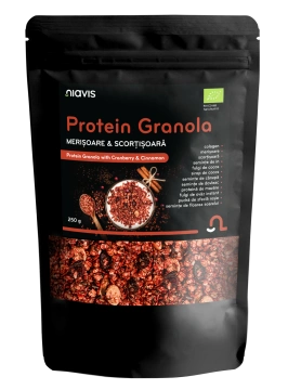 Protein Granola - Merisoare & Scortisoara Ecologica 250g