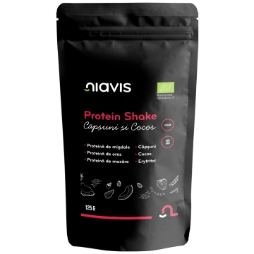 Protein Shake cu Capsuni si Cocos Ecologic/BIO 125g - Img 2