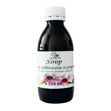 Sirop de echinacea si propolis cu miere de albine - 200ml by Dr. Ing. Cornelia Dostetan Abalaru apicultor - Img 6