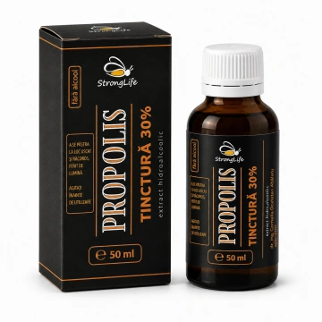 Tinctura de propolis 30% - 50ml by Dr. Ing. Cornelia Dostetan Abalaru apicultor