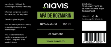 Apa de Rozmarin 100ml - Img 2