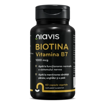 Biotina - Vitamina B7 1000mcg 60cps