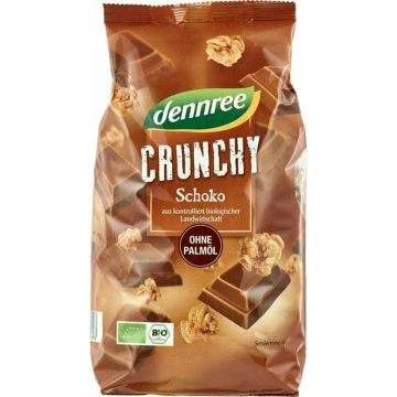 Cereale crunchy cu ciocolata bio 750g Dennree