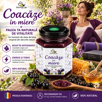Coacaze in miere - 225g by Dr. Ing. Cornelia Dostetan Abalaru apicultor - Img 2