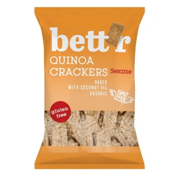 Crackers cu quinoa si susan bio 100g Bettr