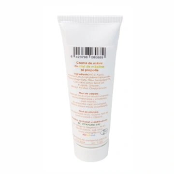 Crema de maini cu ulei de masline si propolis - 50ml by Dr. Ing. Cornelia Dostetan Abalaru apicultor - Img 5