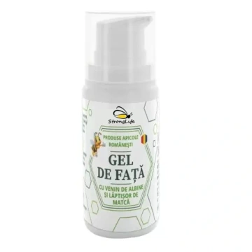 Gel de fata cu venin de albine si laptisor de matca - 30ml by Dr. Ing. Cornelia Dostetan Abalaru apicultor - Img 4