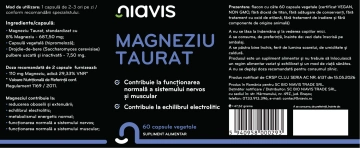 Magneziu Taurat 60cps - Img 2
