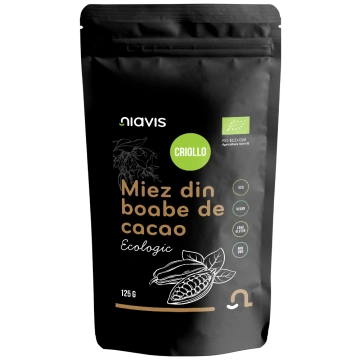 Miez din Boabe de Cacao Criollo Ecologice/BIO 125g - Img 2