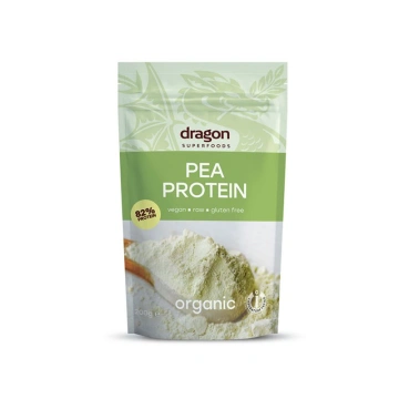 Pudra proteica din mazare galbena bio 200g Dragon Superfoods