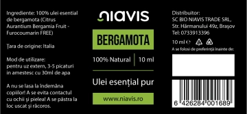 Ulei Esential de Bergamota 10ml - Img 2