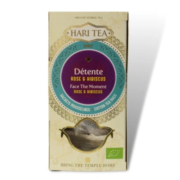 Ceai face the moment - trandafiri si hibiscus bio 10dz x 2g 20g Hari Tea