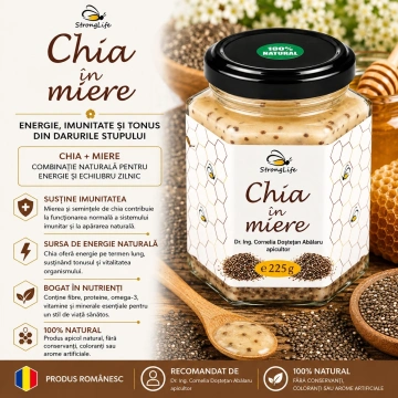 Chia in miere - 225g by Dr. Ing. Cornelia Dostetan Abalaru apicultor - Img 3