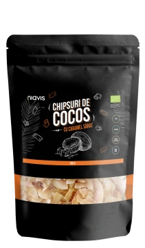 Chipsuri de Cocos cu Caramel Sarat Ecologice/BIO 100g