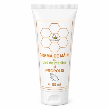 Crema de maini cu ulei de masline si propolis - 50ml by Dr. Ing. Cornelia Dostetan Abalaru apicultor - Img 3