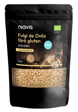 Fulgi de Ovaz Ecologici Fini fara Gluten Ecologici/BIO 500g