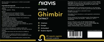 Ghimbir Extract 440mg 60cps - Img 2