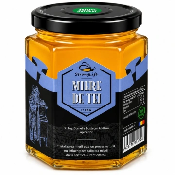 Miere de tei 100% naturala - 1kg by Dr. Ing. Cornelia Dostetan Abalaru apicultor