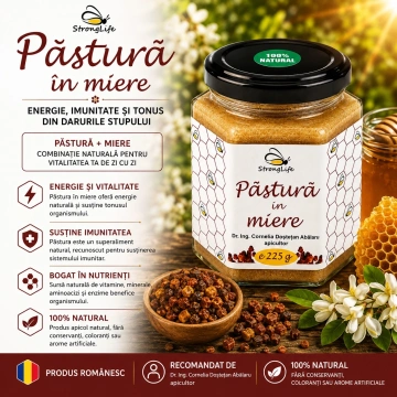Pastura in miere - 225g by Dr. Ing. Cornelia Dostetan Abalaru apicultor - Img 3