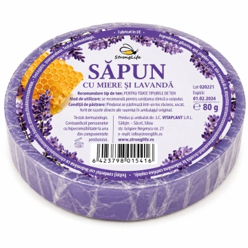 Sapun natural cu miere si lavanda - 80g by Dr. Ing. Cornelia Dostetan Abalaru apicultor - Img 3